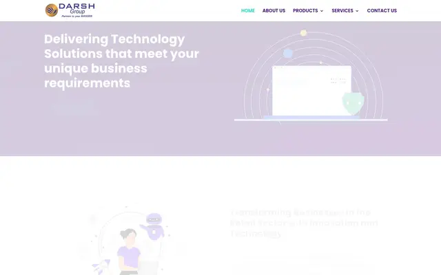 Darsh Infotech Pvt Ltd website