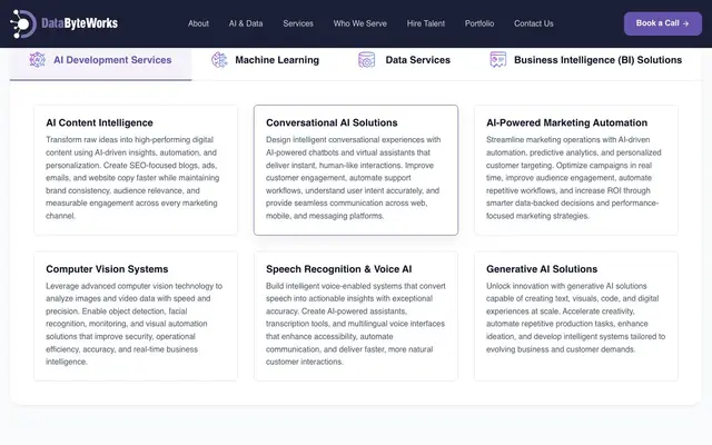 DataByteWorks Private Limited website
