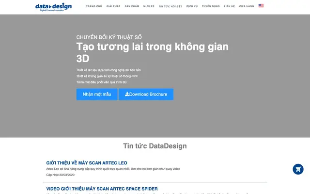 Công Ty TNHH Data Design VietNam website