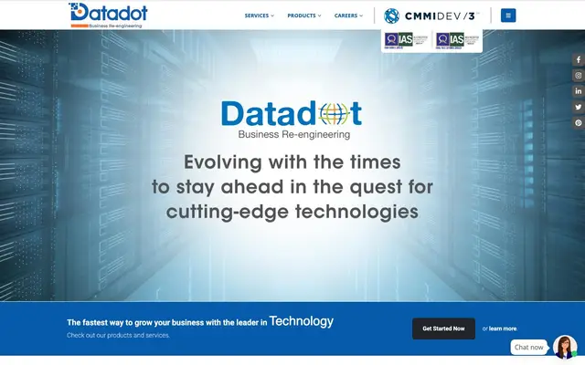 Datadot Software Solution website