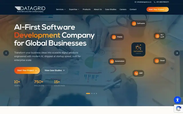 Datagrid Solutions website