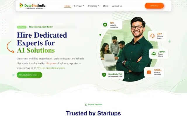 DataSlexIndia website