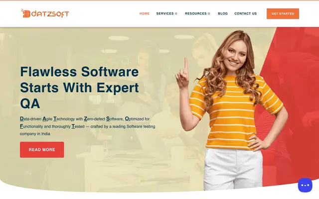Datzsoft Software Development Company in Chennai website