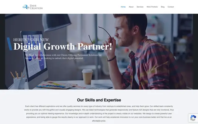 Dave Creation - Web Development Company in Ahmedabad website