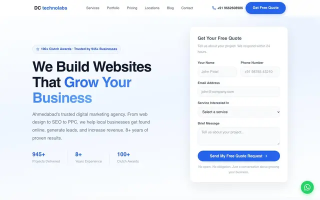 DC technolabs | Web Design Agency website