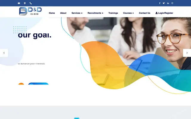 D&D Cloud Pvt Ltd website