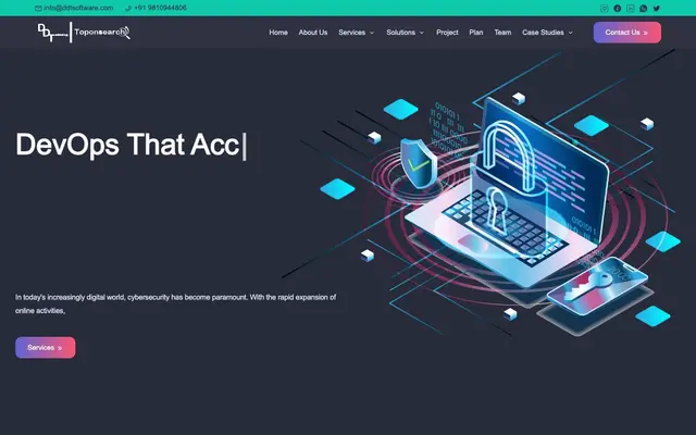 DDT SOFTWARE & ECOMM PVT LTD website