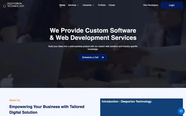 DeepOrion Technology Private Limited website