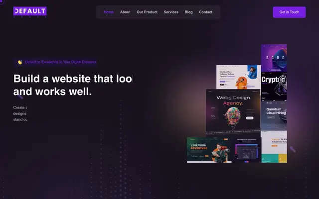 Default Props website