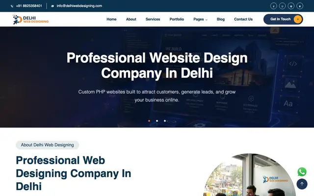 Delhi Web Designing website