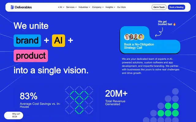 Deliverables Agency website