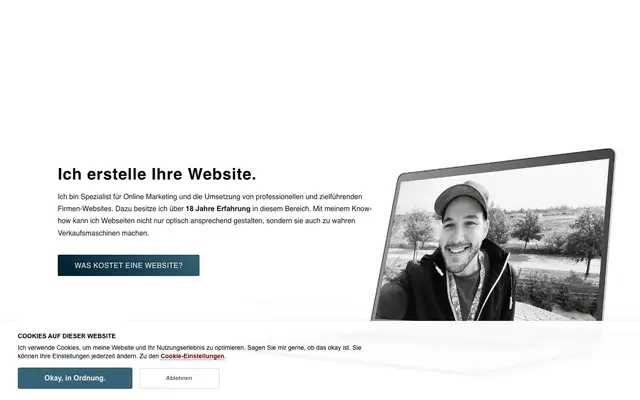 Der Mario Müller - Webdesigner & Marketingexperte aus Berlin website