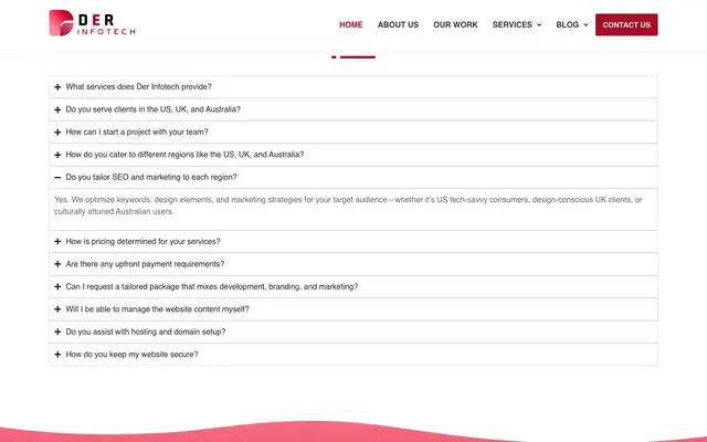 Der Infotech website