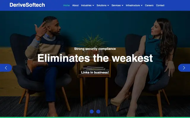 Derive Softech website