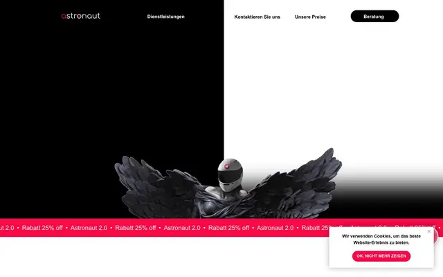 Webdesign agentur berlin - Astronaut 2.0 website