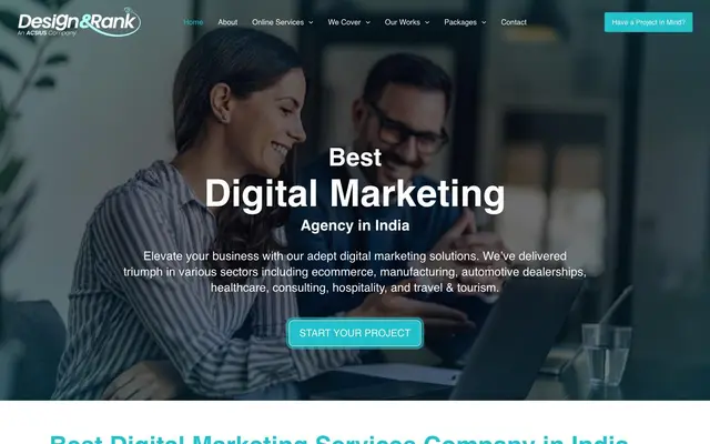 Design and Rank website
