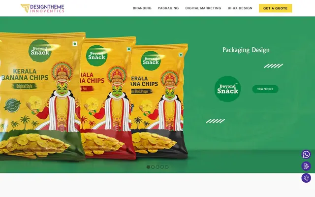 Designtheme Innoventics website