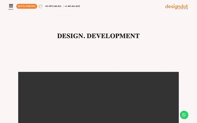 DesignDot Technologies website