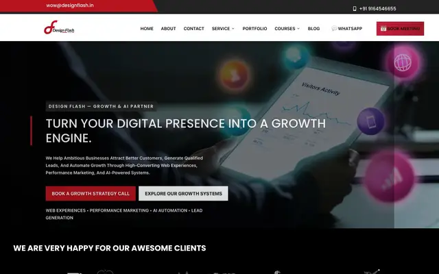 Design Flash website