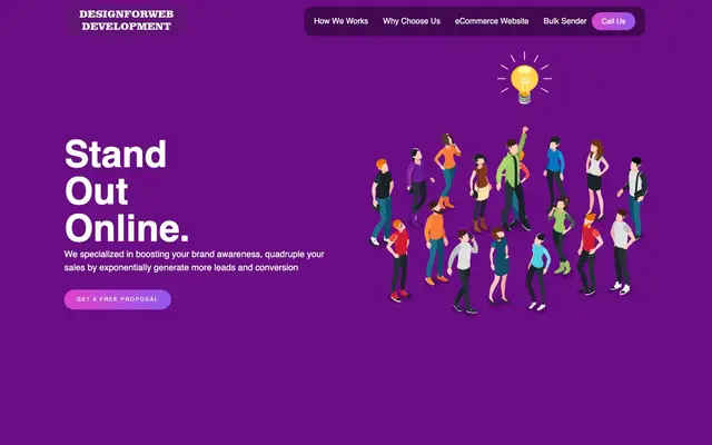 Design4web Development website