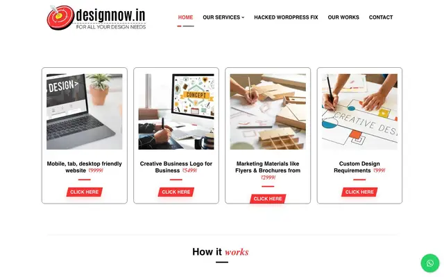 Designnow website