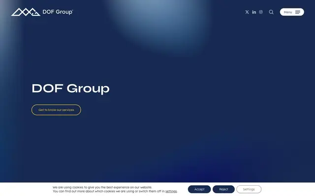 DOF - Design of Frames website