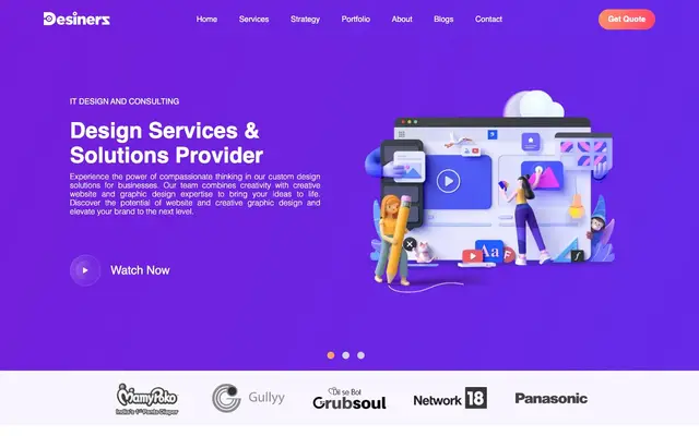 Desinerz - Design Solution Company website