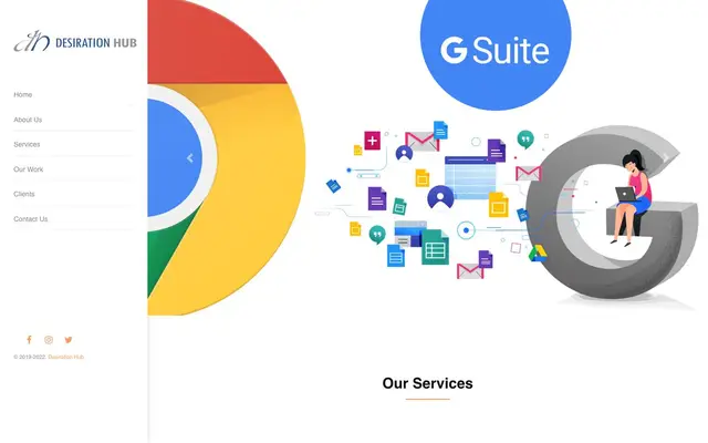 Desiration Hub | Website Design Company website