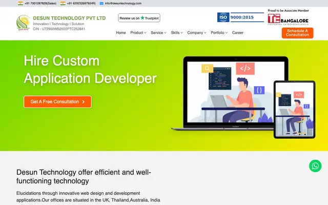Desun Technology Private Limited website