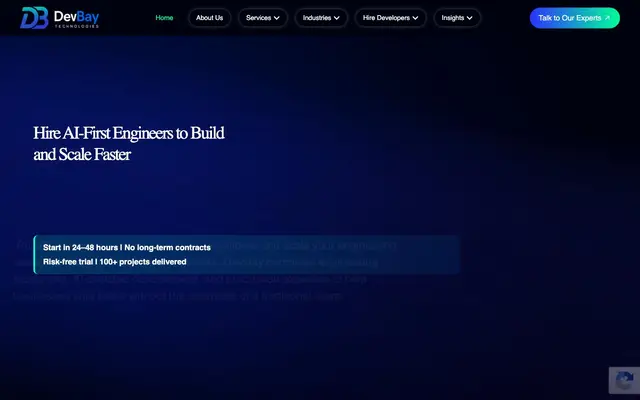DevBay Technologies | Hire Dedicated Developers website