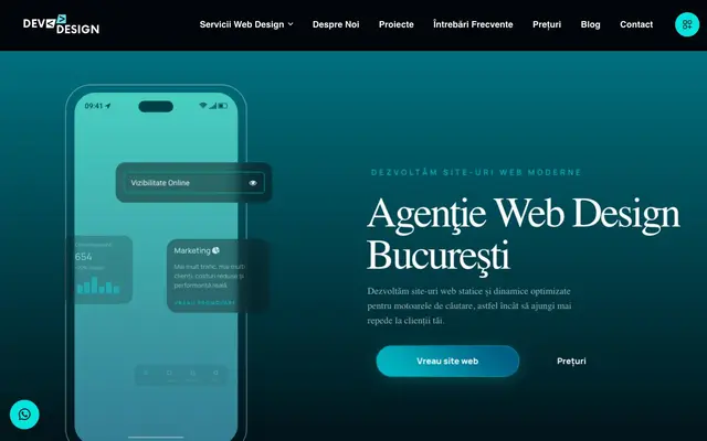 Dev Design - Agentie Web Design website