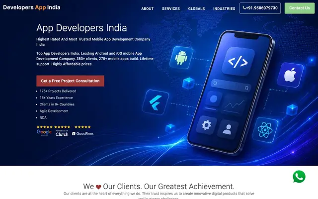App Developers India website