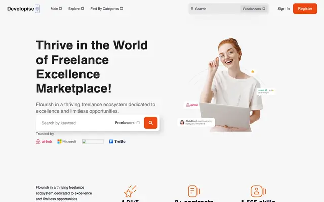 Developise website