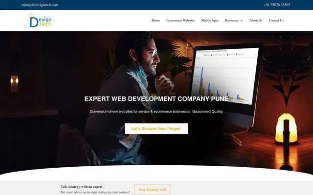 GyanDevign Tech Services website
