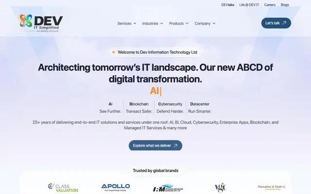 Dev Information Technology Ltd website