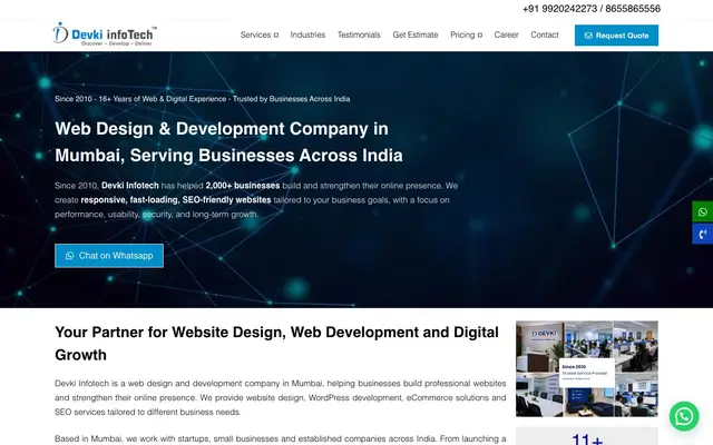 Devki Infotech India Private Limited website