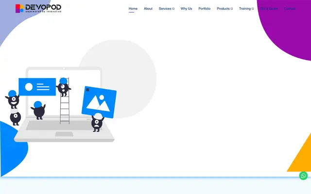Devopod Digital website