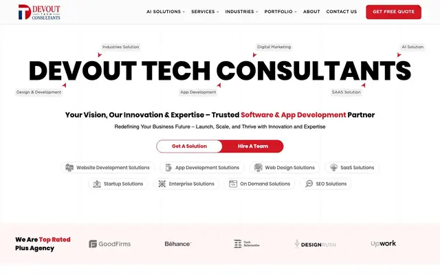 Devout Tech Consultant website