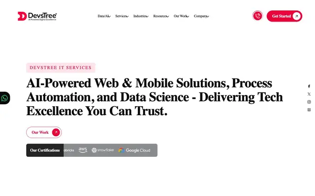 Devstree IT Services Private Limited website