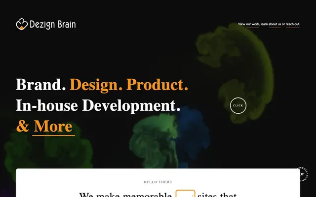 Dezign Brain website