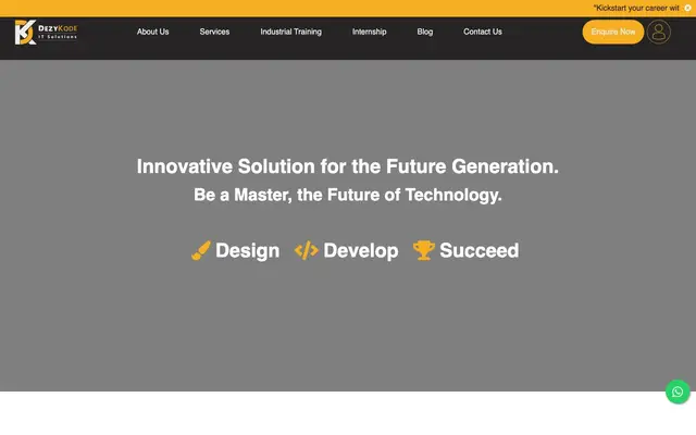 DezyKode IT Solutions Pvt. Ltd.-End to End IT-Services|Talent Development website