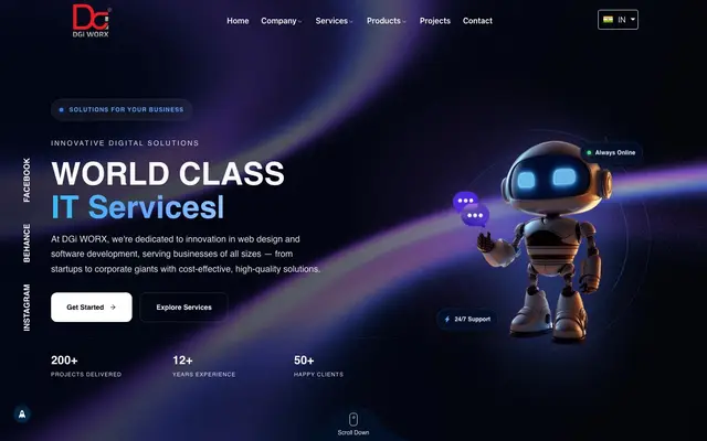DGi WORX website