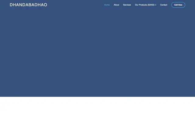 Dhandabadhao Digital Solutions website