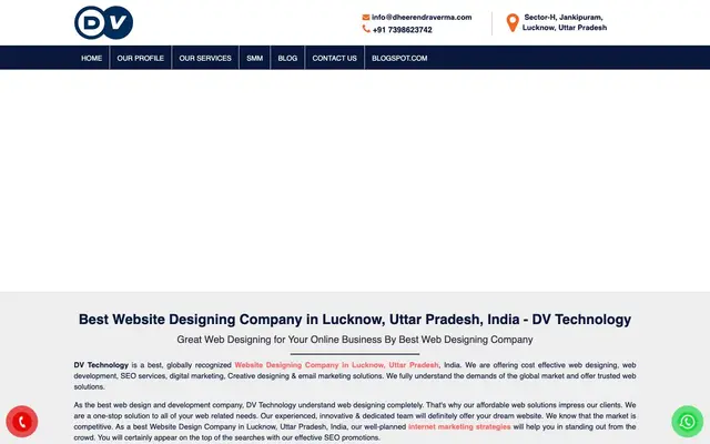Dheerendra Verma UI Developer website