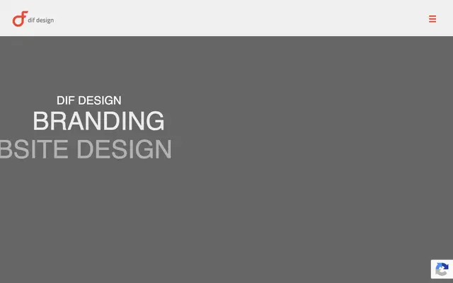 DIF Design website