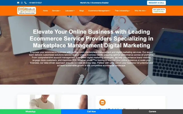 Digicommerce Solutions LLP website