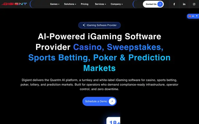 Digient Technologies website