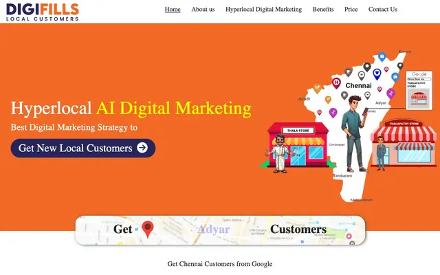 DigiFills Pvt Ltd website