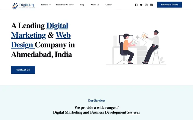 DigiKLiQ website