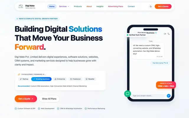 Digi Mate Tech Digital Private Limited website